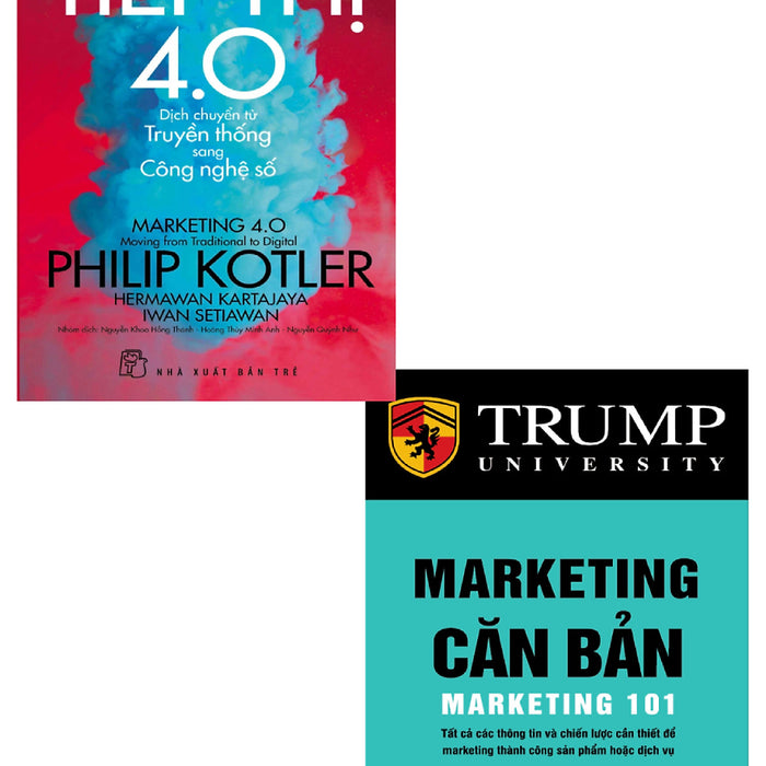 Combo Marketing Căn Bản + Tiếp Thị 4.0 (Bộ 2 Cuốn) _Tre Combo Marketing Căn Bản + Tiếp Thị 4.0 (Bộ 2 Cuốn) _Tre