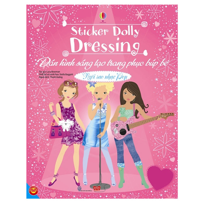 Dán Hình Sáng Tạo Trang Phục Búp Bê - Ngôi Sao Nhạc Pop (Tái Bản) Dán Hình Sáng Tạo Trang Phục Búp Bê - Ngôi Sao Nhạc Pop (Tái Bản)