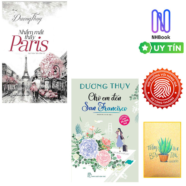 Combo Chờ Em Đến San Francisco Và Nhắm Mắt Thấy Paris ( Tặng Kèm Sổ Tay Xương Rồng)
