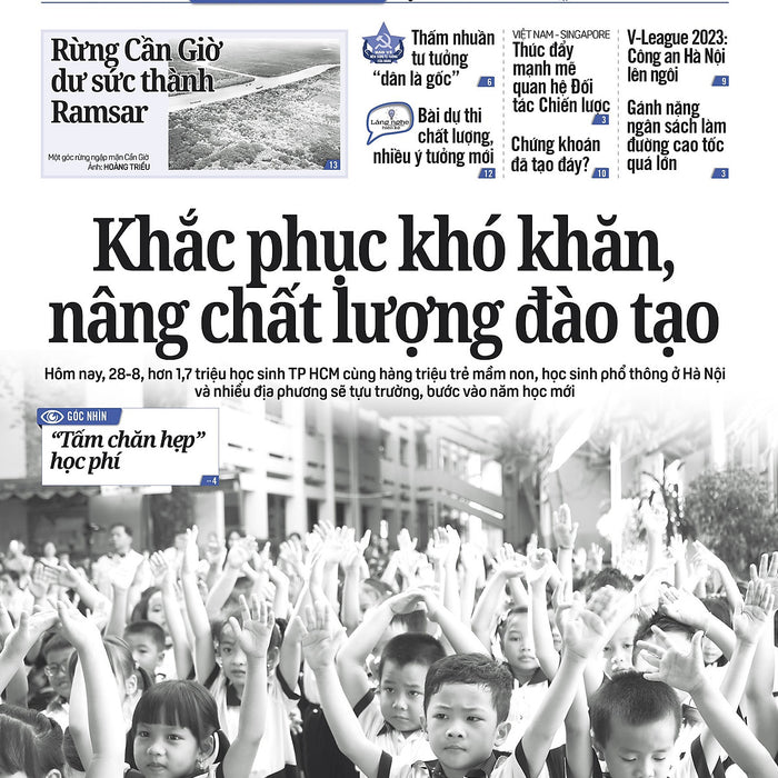 Nhật Báo Người Lao Động Từ Ngày 28-8-2023 Đến 1-9-2023 Nhật Báo Người Lao Động Từ Ngày 28-8-2023 Đến 1-9-2023