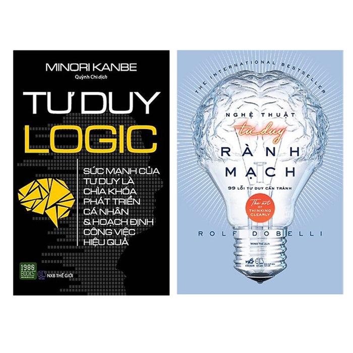 Combo Nghệ Thuật Tư Duy Rành Mạch + Tư Duy Logic Combo Nghệ Thuật Tư Duy Rành Mạch + Tư Duy Logic