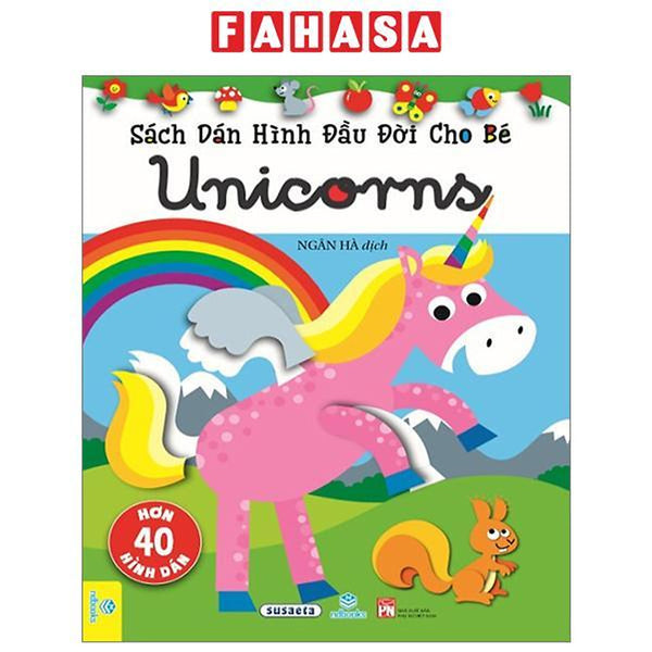 Sách Dán Hình Đầu Đời Cho Bé - Unicorns