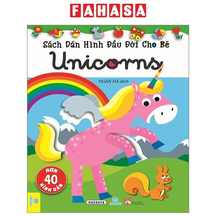 Sách Dán Hình Đầu Đời Cho Bé - Unicorns Sách Dán Hình Đầu Đời Cho Bé - Unicorns