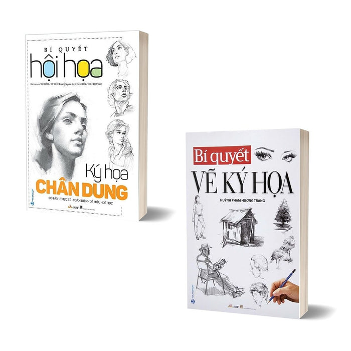 Combo Bí Quyết Hội Họa - Ký Họa Chân Dung + Bí Quyết Vẽ Ký Họa Combo Bí Quyết Hội Họa - Ký Họa Chân Dung + Bí Quyết Vẽ Ký Họa