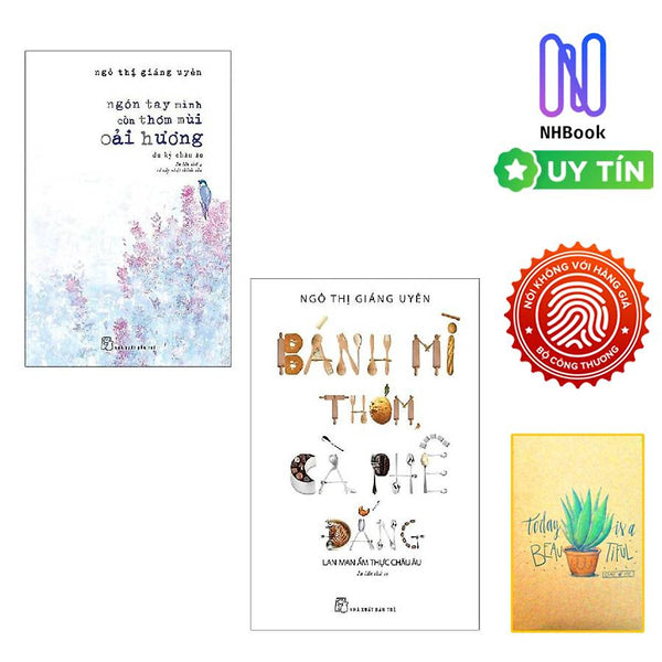 Combo Bánh Mì Thơm, Cà Phê Đắng Và Ngón Tay Mình Còn Thơm Mùi Oải Hương ( Tặng Sổ Tay Xương Rồng)