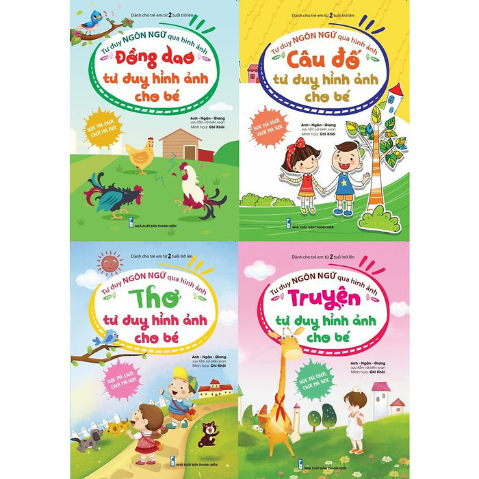 Bộ 04 Cuốn Tư Duy Ngôn Ngữ Qua Hình Ảnh Bộ 04 Cuốn Tư Duy Ngôn Ngữ Qua Hình Ảnh