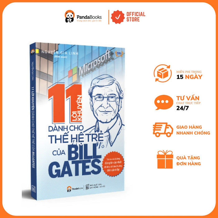Sách Panda- 11 Lời Khuyên Dành Cho Thế Hệ Trẻ Của Bill Gates Sách Panda- 11 Lời Khuyên Dành Cho Thế Hệ Trẻ Của Bill Gates