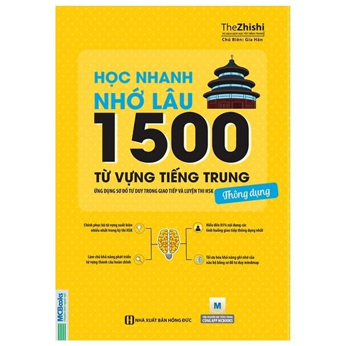 Học Nhanh Nhớ Lâu 1500 Từ Vựng Tiếng Trung Thông Dụng Học Nhanh Nhớ Lâu 1500 Từ Vựng Tiếng Trung Thông Dụng