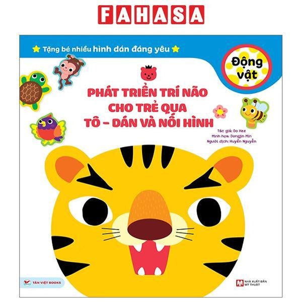 Phát Triển Trí Não Cho Trẻ Qua Tô-Dán Và Nối Hình - Động Vật