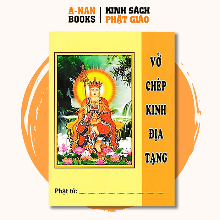 Sách - Vở Chép Kinh Địa Tạng - Anan Books Sách - Vở Chép Kinh Địa Tạng - Anan Books