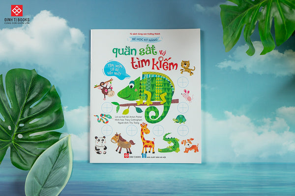 Sách - Bé Học Kỹ Năng Quan Sát Và Tìm Kiếm Cho Bé 3-6 Tuổi - Đinh Tị Books