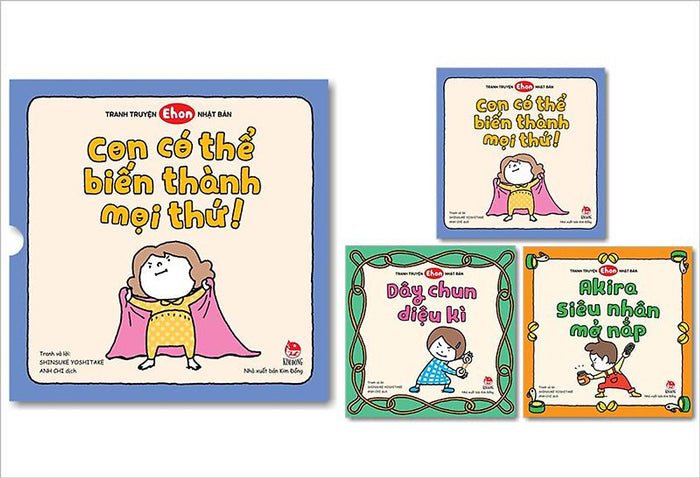 Kim Đồng - Bộ Con Có Thể Biến Thành Mọi Thứ! (3 Quyển) Kim Đồng - Bộ Con Có Thể Biến Thành Mọi Thứ! (3 Quyển)