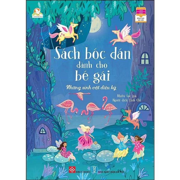 Sách Bóc Dán Dành Cho Bé Gái - Những Sinh Vật Diệu Kỳ