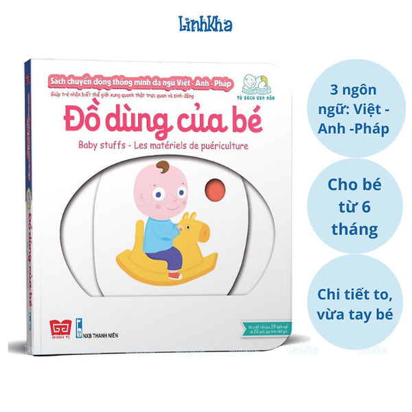 Sách Chuyển Động Tương Tác Cho Bé Từ 6 Tháng Tới 4 Tuổi - Đinh Tị