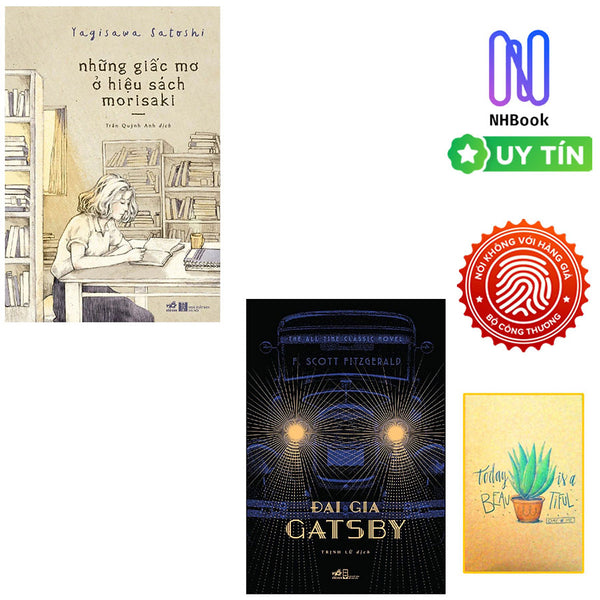 Combo Đại Gia Gatsby Và Những Giấc Mơ Ở Hiệu Sách Morisaki ( Tặng Kèm Sổ Tay)