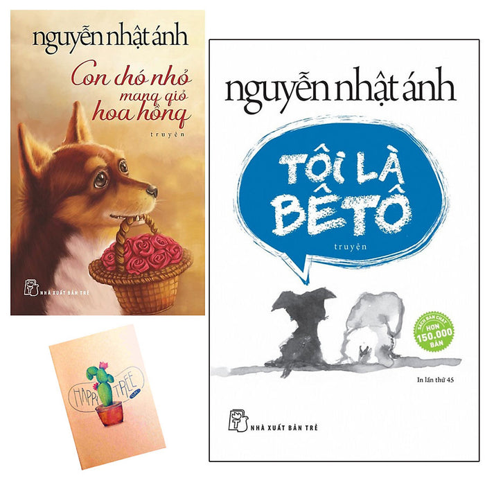 Combo Con Chó Nhỏ Mang Giỏ Hoa Hồng Và Tôi Là Bêtô (Tặng Kèm Sổ Tay Xương Rồng) Combo Con Chó Nhỏ Mang Giỏ Hoa Hồng Và Tôi Là Bêtô (Tặng Kèm Sổ Tay Xương Rồng)
