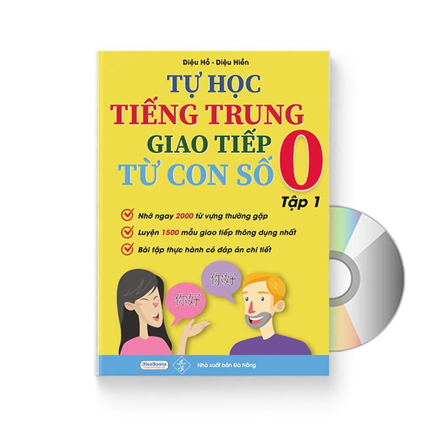 Tự Học Tiếng Trung Giao Tiếp Từ Con Số 0 Tập 1 + Dvd TàI LiệU Audio Nghe