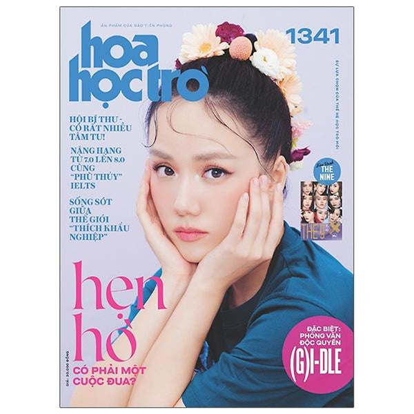 Hoa Học Trò Số 1341 - Tặng Kèm Fanbook Khổ Lớn The9 + 2 Mega Poster Bts & Rosé (Blackpink)