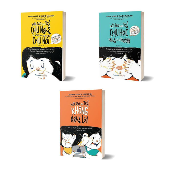 Combo Nói Sao Cho Trẻ Chịu Nghe Và Nghe Sao Cho Trẻ Chịu Nói + Khi Trẻ Không Nghe Lời + Chịu Học Ở Nhà Và Ở Trường Combo Nói Sao Cho Trẻ Chịu Nghe Và Nghe Sao Cho Trẻ Chịu Nói + Khi Trẻ Không Nghe Lời + Chịu Học Ở Nhà Và Ở Trường