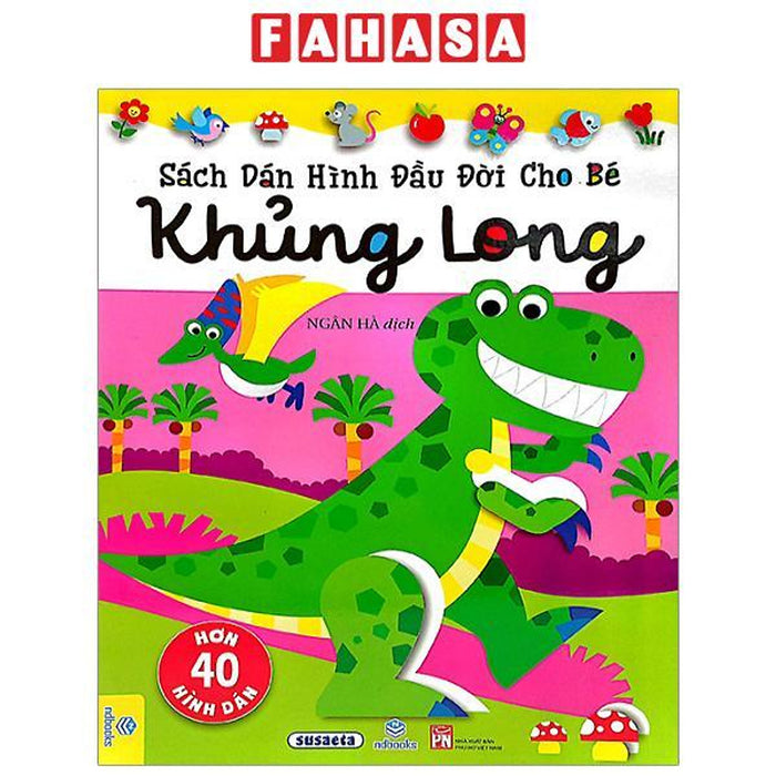 Sách Dán Hình Đầu Đời Cho Bé - Khủng Long Sách Dán Hình Đầu Đời Cho Bé - Khủng Long