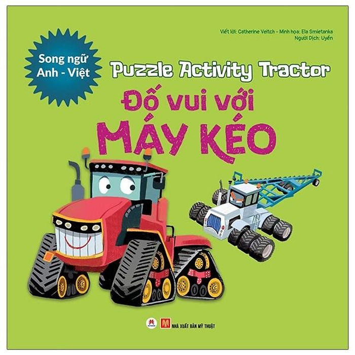 Puzzle Activity - Tractor: Đố Vui Với Máy Kéo Song Ngữ Anh - Việt Puzzle Activity - Tractor: Đố Vui Với Máy Kéo Song Ngữ Anh - Việt