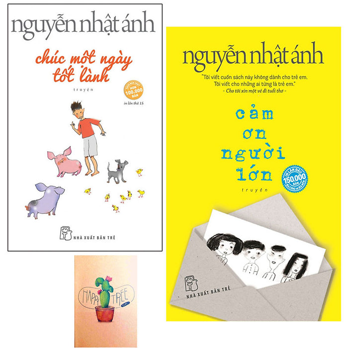 Combo Chúc Một Ngày Tốt Lành  Và Cảm Ơn Người Lớn ( Tặng Kèm Sổ Tay Xương Rồng ) Combo Chúc Một Ngày Tốt Lành  Và Cảm Ơn Người Lớn ( Tặng Kèm Sổ Tay Xương Rồng )