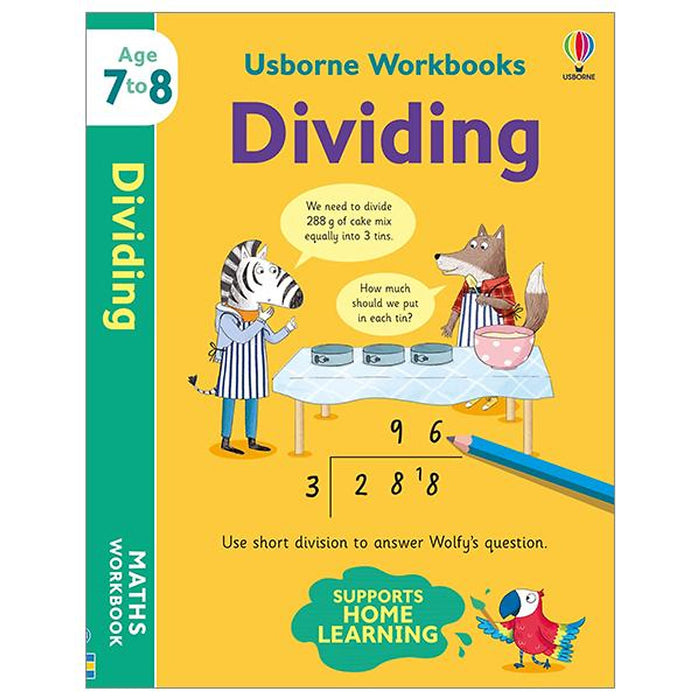 Sách Học Toán Tiếng Anh: Usborne Workbooks Dividing 7-8 Sách Học Toán Tiếng Anh: Usborne Workbooks Dividing 7-8
