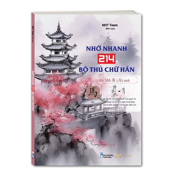 Sách - Nhớ Nhanh 214 Bộ Thủ Chữ Hán Nht Books - Nhớ Nhanh 214 Bộ Thủ Qua Hình Ảnh, Xuất Bản Năm 2023, In Màu