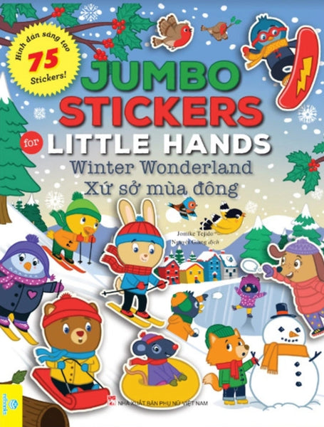Jumbo Stickers For Little Hands - Xứ Sở Mùa Đông - 75 Stickers! (Nd)