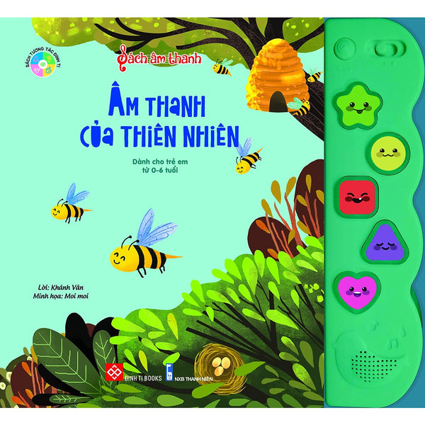 Sách Âm Thanh - Âm Thanh Của Thiên Nhiên (Tái Bản) ( Tặng Kèm Bookmark )