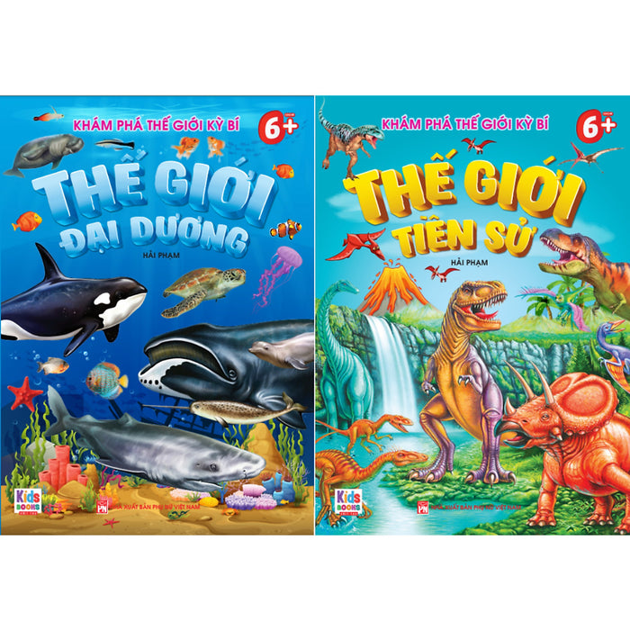 Sách - Combo 2 Cuốn Khám Phá Thế Giới Kỳ Bí: Thế Giới Đại Dương +Thế Giới Tiền Sử-Mk Sách - Combo 2 Cuốn Khám Phá Thế Giới Kỳ Bí: Thế Giới Đại Dương +Thế Giới Tiền Sử-Mk