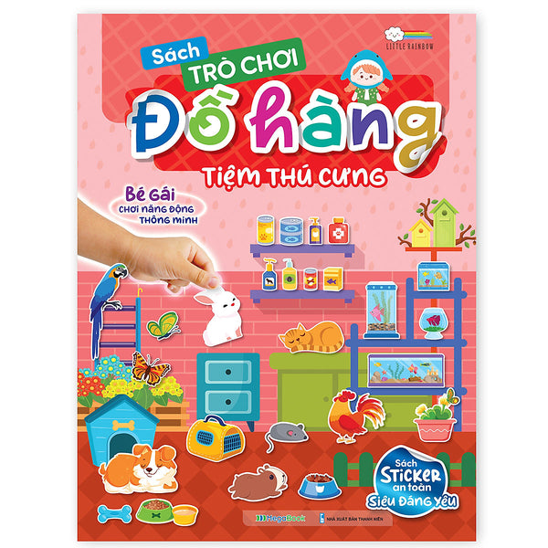 Sách Trò Chơi Đồ Hàng Tiệm Thú Cưng (Hơn 200 Stickers)