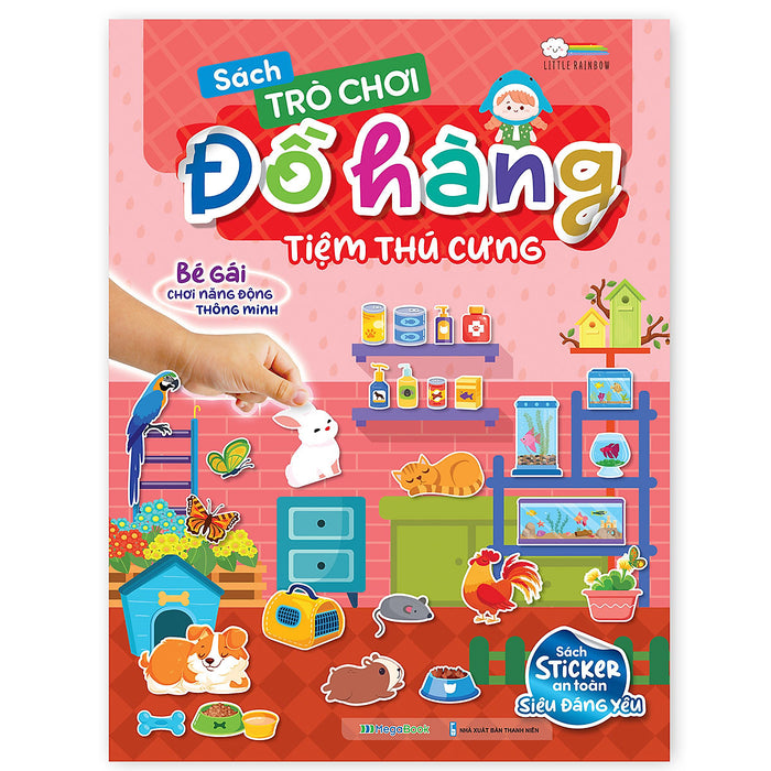 Sách Trò Chơi Đồ Hàng Tiệm Thú Cưng (Hơn 200 Stickers) Sách Trò Chơi Đồ Hàng Tiệm Thú Cưng (Hơn 200 Stickers)
