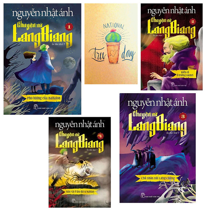 Combo Nguyễn Nhật Ánh - Chuyện Xứ Lang Biang( Trọn Bộ 4 Cuốn) ( Tặng Kèm Sổ Tay Xương Rồng) Combo Nguyễn Nhật Ánh - Chuyện Xứ Lang Biang( Trọn Bộ 4 Cuốn) ( Tặng Kèm Sổ Tay Xương Rồng)