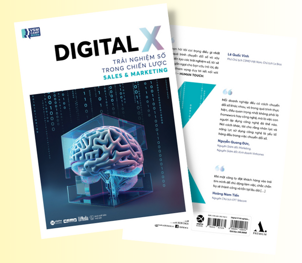 Digital X - Trải Nghiệm Số Trong Chiến Lược Sales & Marketing - Vsmcamp Books  - Bản Quyền