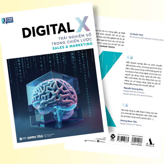 Digital X - Trải Nghiệm Số Trong Chiến Lược Sales & Marketing - Vsmcamp Books  - Bản Quyền Digital X - Trải Nghiệm Số Trong Chiến Lược Sales & Marketing - Vsmcamp Books  - Bản Quyền