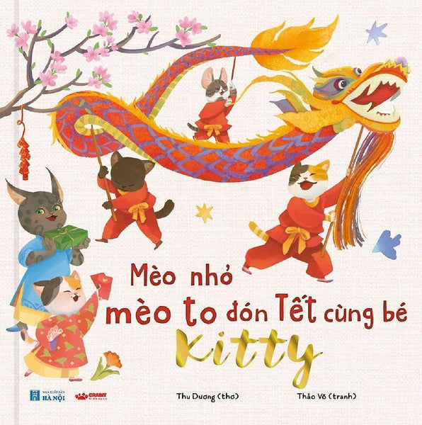 Mèo Nhỏ Mèo To Đón Tết Cùng Bé - Sách In Tên Riêng