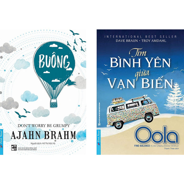 Combo Buông Bỏ Buồn Buông + Tìm Bình Yên Giữa Vạn Biến (Bộ 2 Cuốn) _Fn Combo Buông Bỏ Buồn Buông + Tìm Bình Yên Giữa Vạn Biến (Bộ 2 Cuốn) _Fn