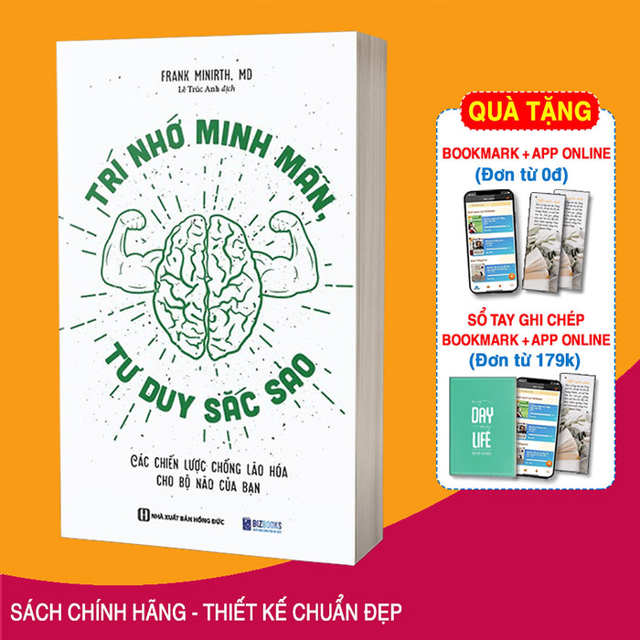Sách Trí Nhớ Minh Mẫn, Tư Duy Sắc Sảo: Các Chiến Lược Chống Lão Hóa Cho Bộ Não Của Bạn Sách Trí Nhớ Minh Mẫn, Tư Duy Sắc Sảo: Các Chiến Lược Chống Lão Hóa Cho Bộ Não Của Bạn