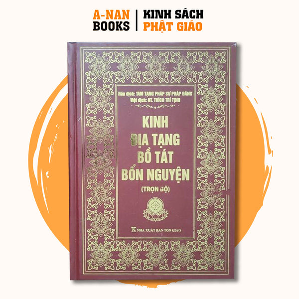 Sách - Kinh Địa Tạng Bồ Tát Bổn Nguyện Bìa Cứng (20.5 X 14.5Cm) - Anan Books