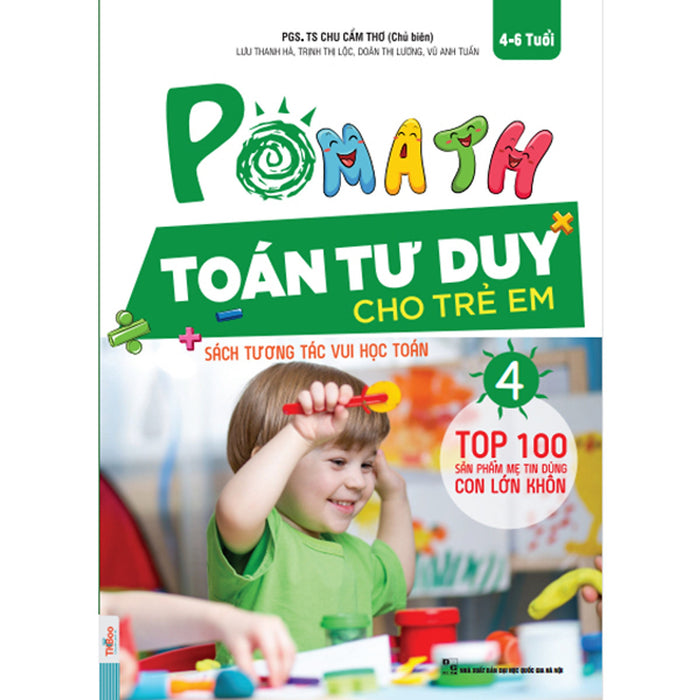 Pomath - Toán Tư Duy Cho Trẻ Em 4-6 Tuổi (Tập 4) Pomath - Toán Tư Duy Cho Trẻ Em 4-6 Tuổi (Tập 4)