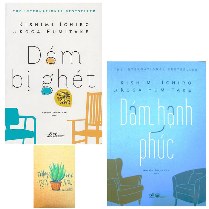 Combo Dám Bị Ghét  Và Dám Hạnh Phúc  (Tặng Kèm Sổ Tay) Combo Dám Bị Ghét  Và Dám Hạnh Phúc  (Tặng Kèm Sổ Tay)