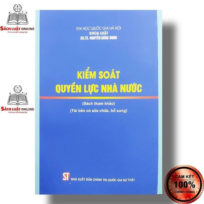 Sách - Kiểm Soát Quyền Lực Nhà Nước Sách - Kiểm Soát Quyền Lực Nhà Nước