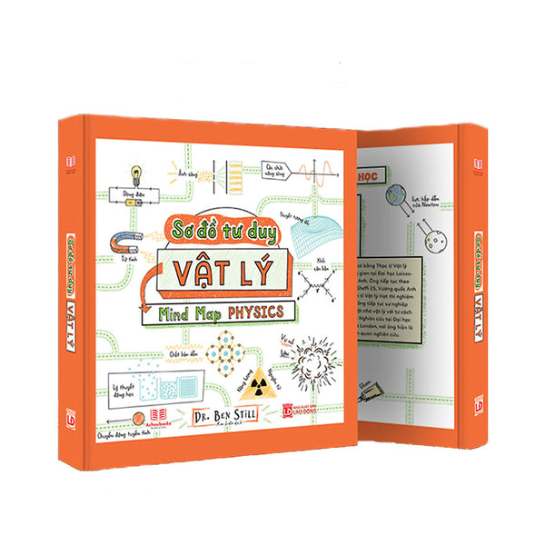 Sách:  Sơ Đồ Tư Duy Vật Lý  (Min Map Physics ) Á Châu Books - Tổng Hợp Kiến Thức Vật Lý Dưới Sơ Đồ Tư Duy - Cách Học Vật Lý Ưu Việt