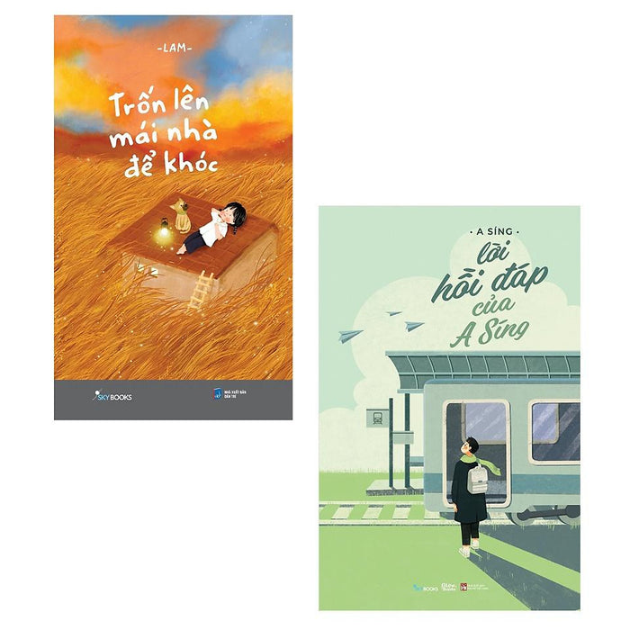 Sách Combo 2 Cuốn: Trốn Lên Mái Nhà Để Khóc + Lời Hồi Đáp Của A Síng - Bản Quyền Sách Combo 2 Cuốn: Trốn Lên Mái Nhà Để Khóc + Lời Hồi Đáp Của A Síng - Bản Quyền