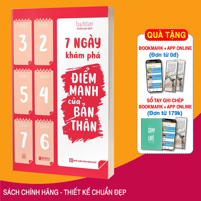 Sách 7 Ngày Khám Phá Điểm Mạnh Của Bản Thân - Nắm Được Điểm Mạnh, Đổi Cả Cuộc Đời Sách 7 Ngày Khám Phá Điểm Mạnh Của Bản Thân - Nắm Được Điểm Mạnh, Đổi Cả Cuộc Đời