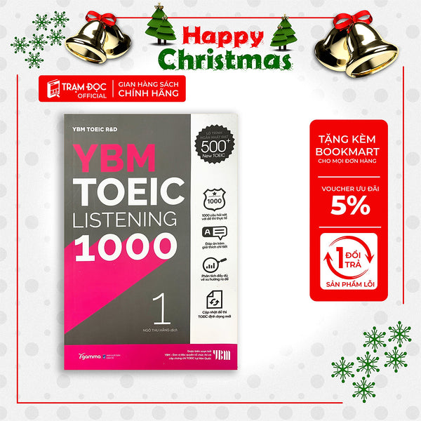 Trạm Đọc | Ybm Actual Toeic Listesning 1000 - Vol 1