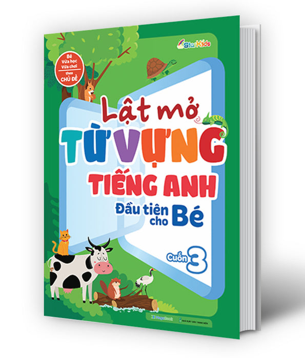 Lật Mở Từ Vựng Tiếng Anh Đầu Tiên Cho Bé - Cuốn 3 _Mega Lật Mở Từ Vựng Tiếng Anh Đầu Tiên Cho Bé - Cuốn 3 _Mega