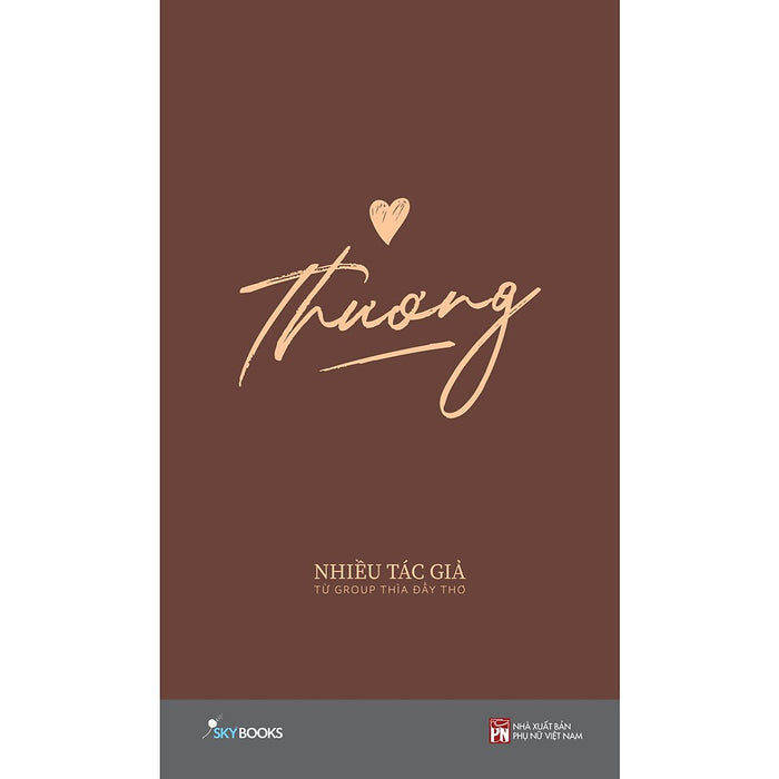 Tập Thơ - Thương - Sách Chữ Tập Thơ - Thương - Sách Chữ