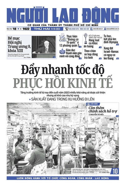 Nhật Báo Người Lao Động Từ Ngày 9-10-2023 Đến 15-10-2023